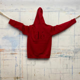 dé La felpa con la zip.